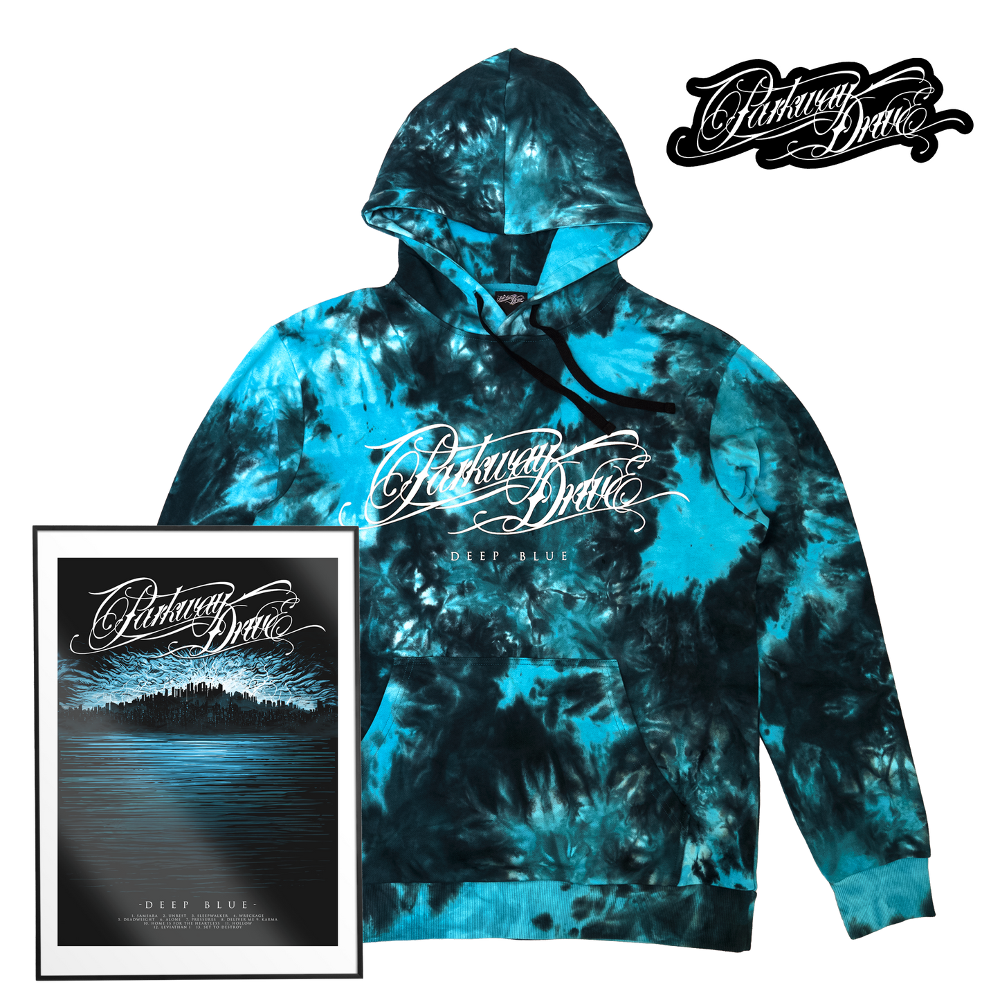 Deep Blue | Tie Dye Hoodie Bundle