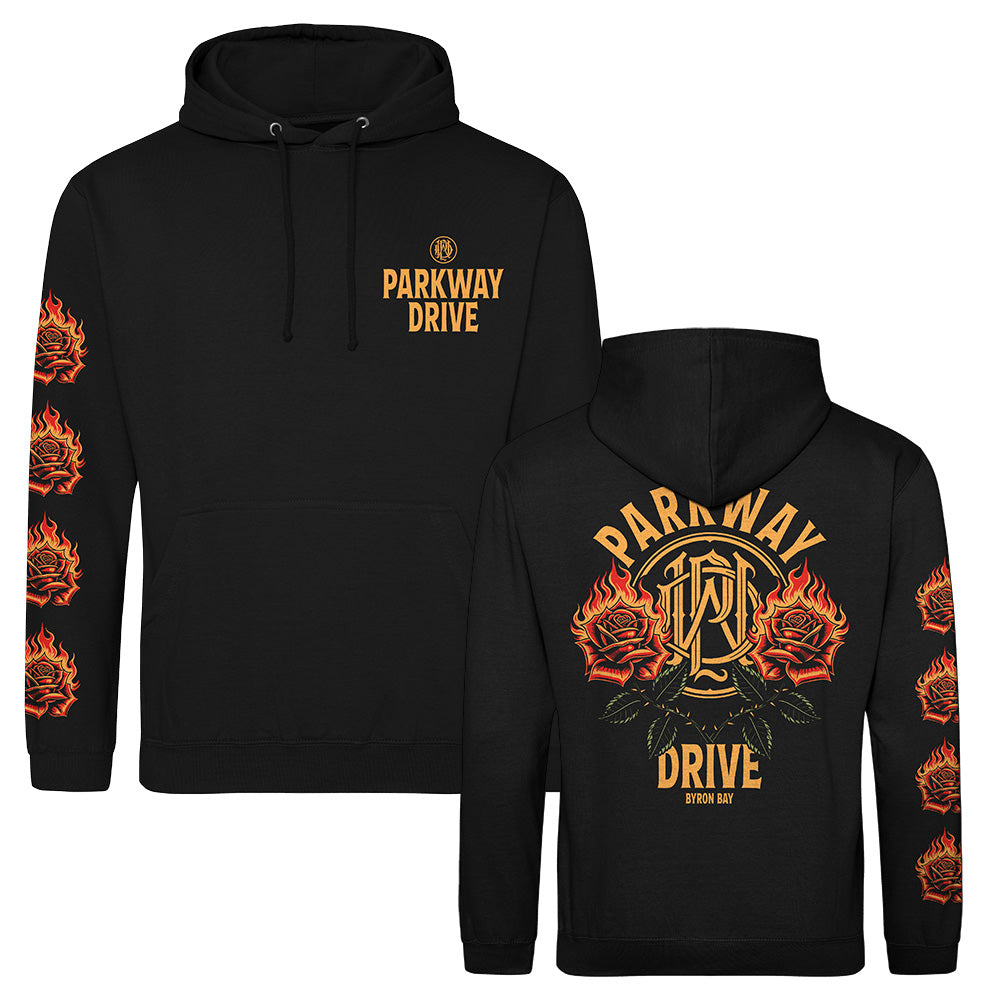 Parkway Drive (Rose & Flame) Hoodie