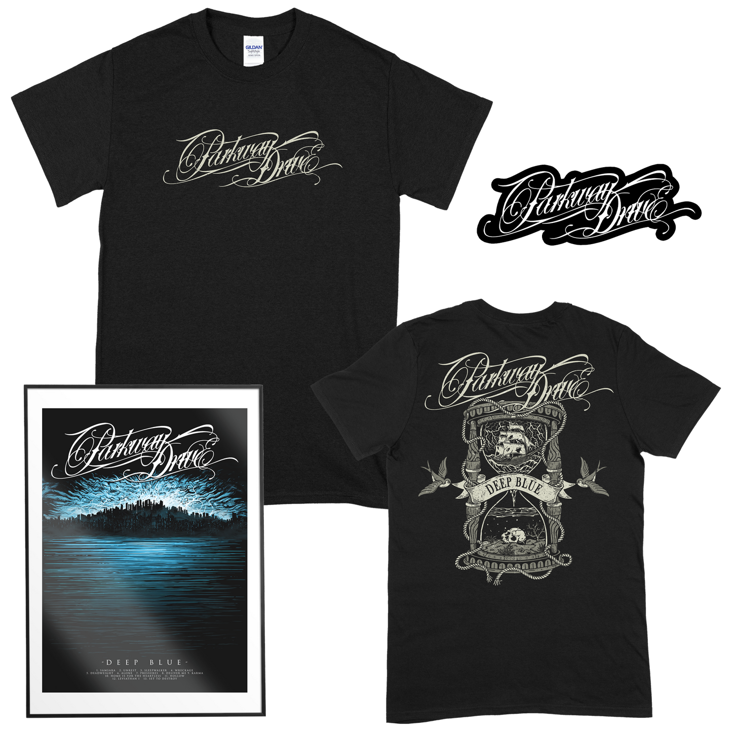 Deep Blue Hourglass | T-Shirt Bundle