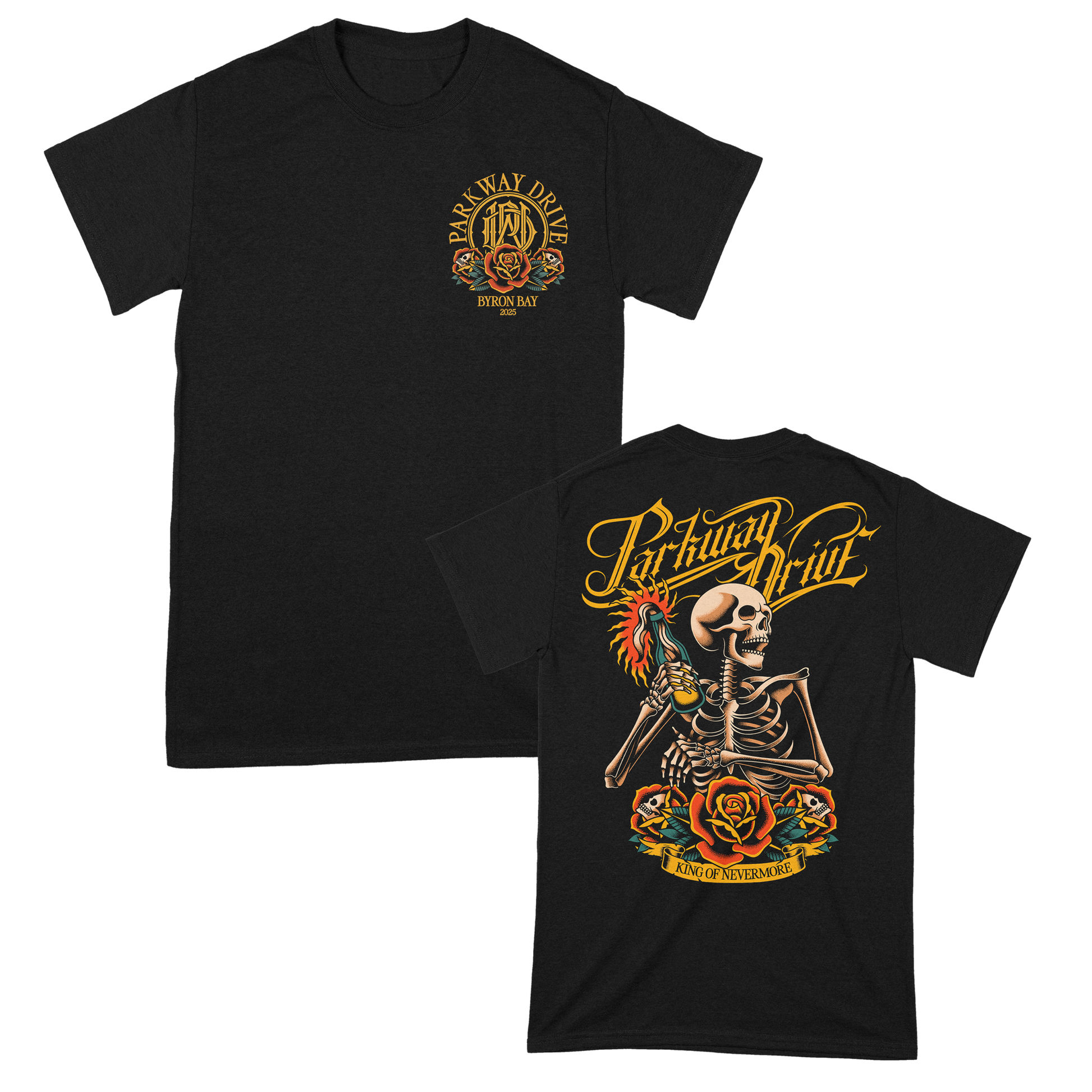 Parkway Drive (Molotov Skeleton) T-Shirt