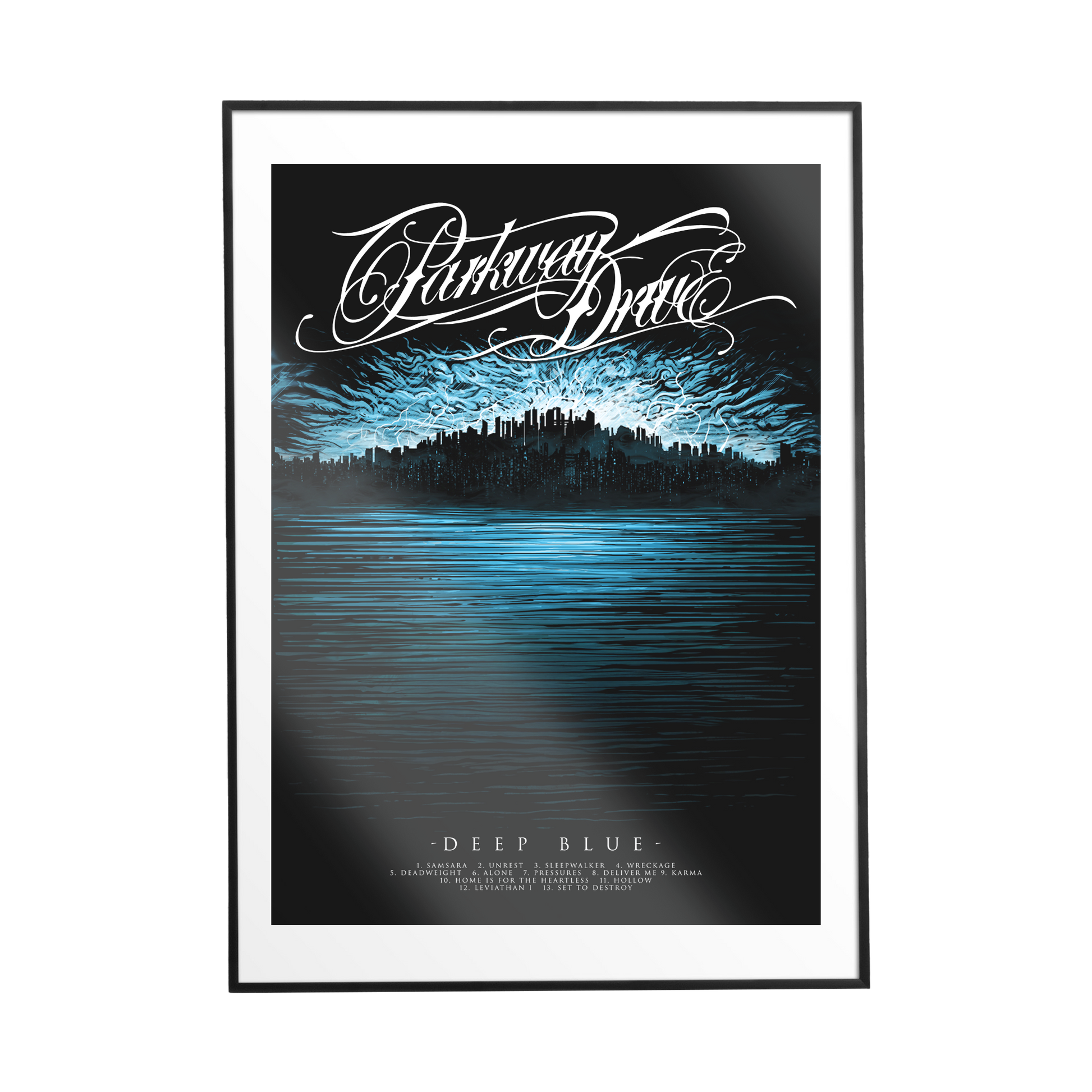 Parkway Drive (Deep Blue) Print