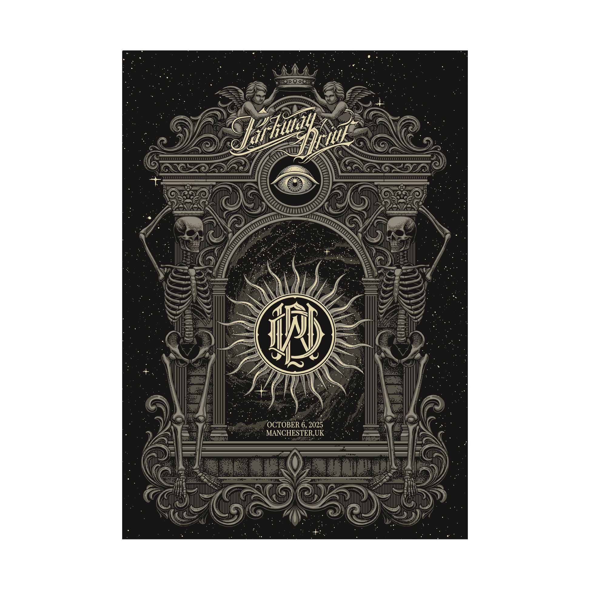 Parkway Drive (Manchester) Screen Print Poster