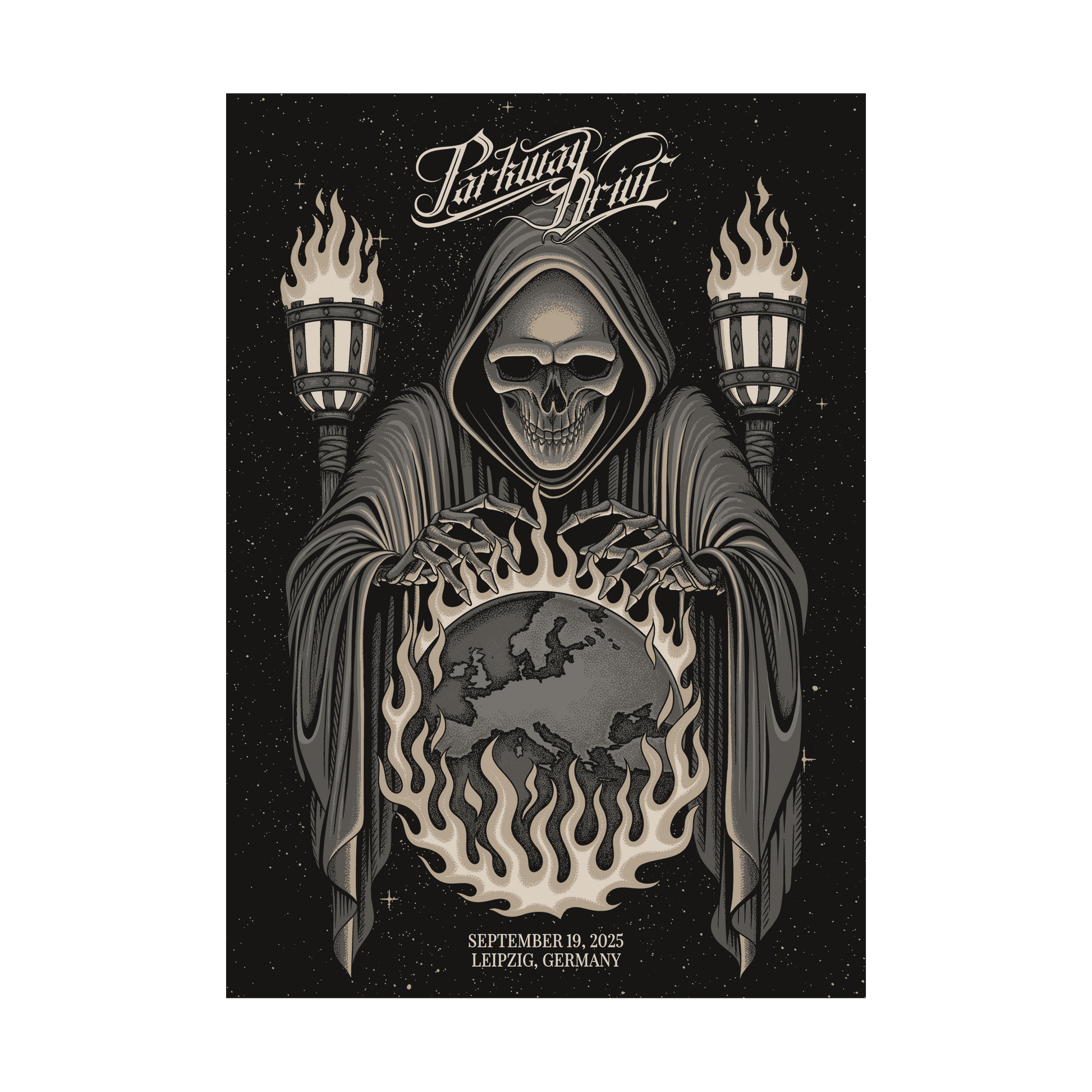 Parkway Drive (Leipzig) Screen Print Poster