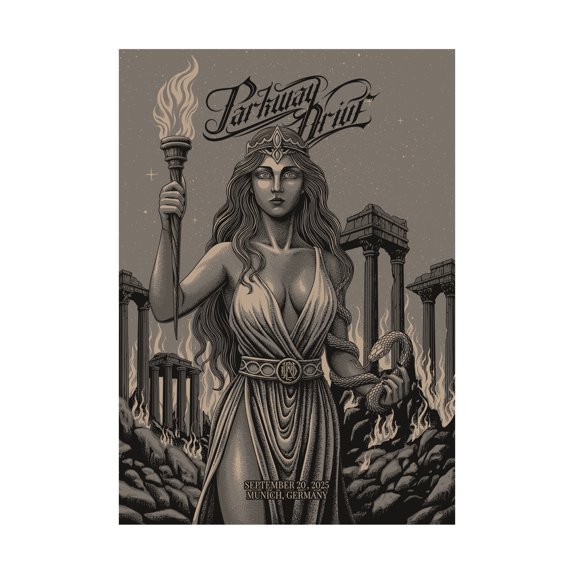 Parkway Drive (Munich) Screen Print Poster